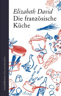 Coverbild französische Küche: Zeichnung von Tieren, Küchengeräten und Gemüse