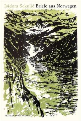 Cover von Briefe aus Norwegen: Zeichnung einer bergigen Landschaft.