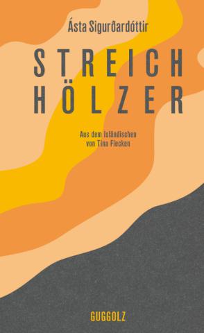Orange, rosa, gelbe und graue Wellen durchziehen das Cover.