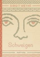 auf beigefarbenen Untergrund ein gezeichnetes Gesicht, der Mund ist ersetzt durch das Wort "Schweigen"